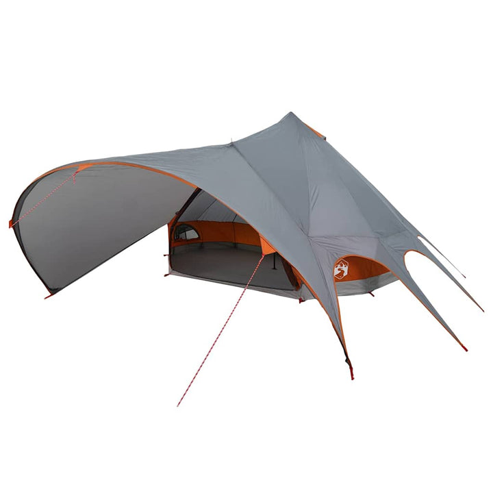 Teepee Telt 7-Personer med tag Grå og orange 600 x 600 x 347 cm