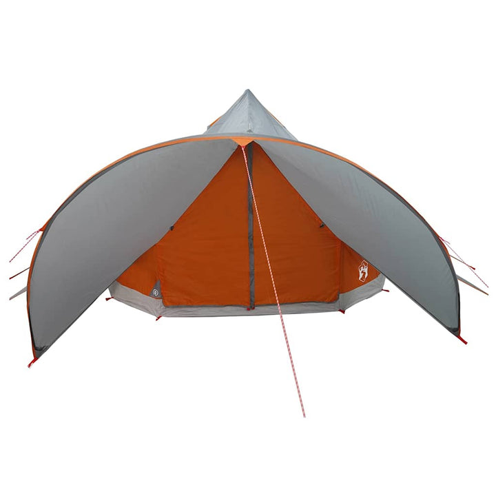 Teepee Telt 7-Personer med tag Grå og orange 600 x 600 x 347 cm