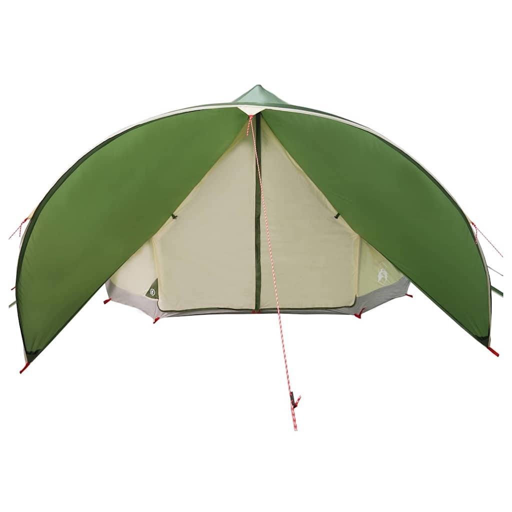 Teepee Telt 9-Personer med tag Grøn og Grå 502 x 502 x 297 cm