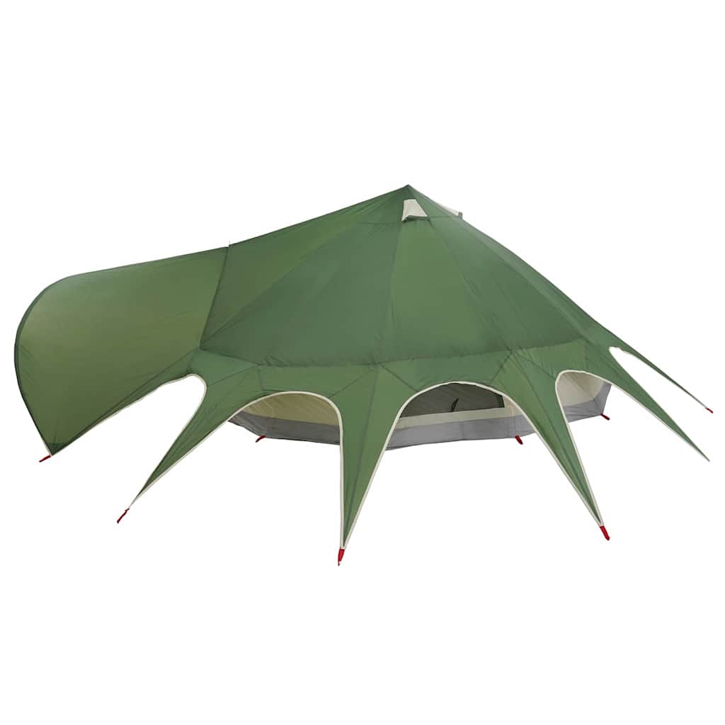 Teepee Telt 9-Personer med tag Grøn og Grå 502 x 502 x 297 cm