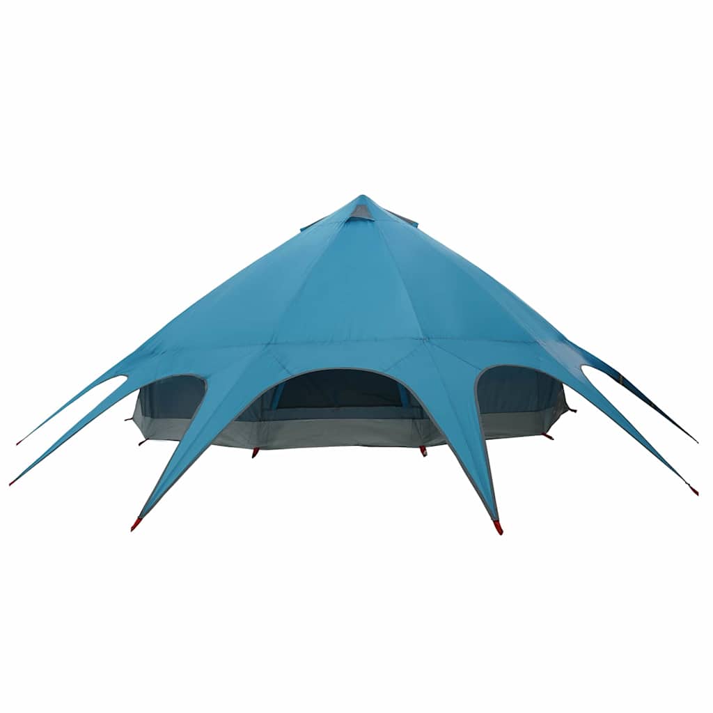 Teepee Telt 9-Personer med tag Blå og grå 502 x 502 x 297 cm