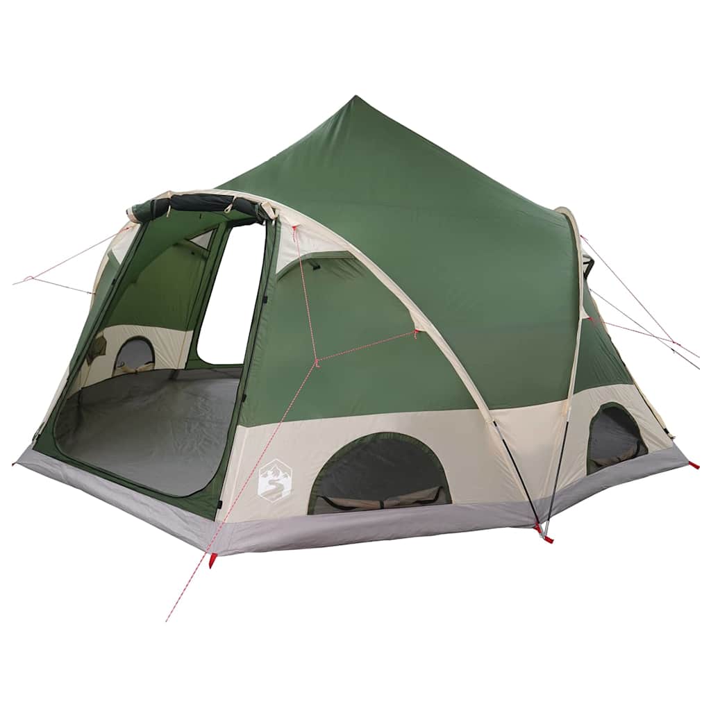 Dome Telt 4-Personer med tag Grøn 505 x 450 x 248 cm