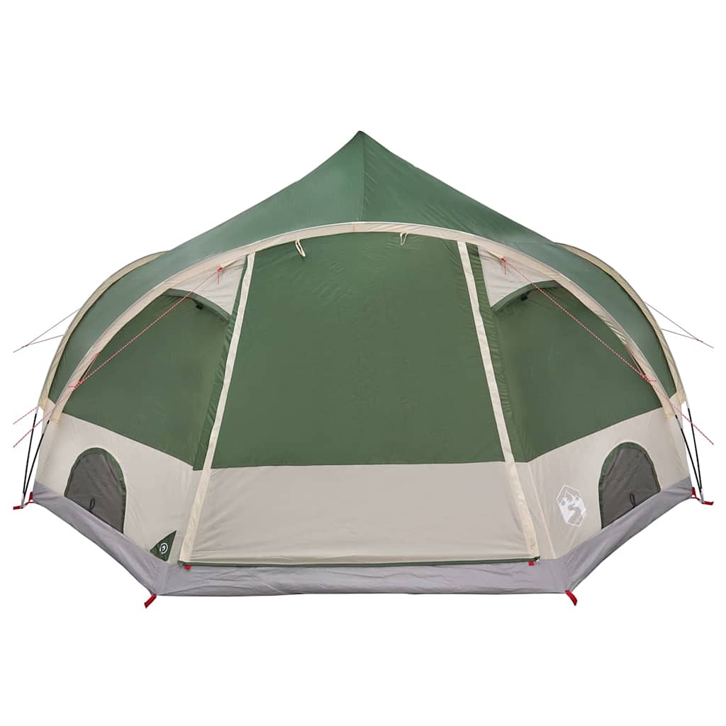 Dome Telt 4-Personer med tag Grøn 505 x 450 x 248 cm
