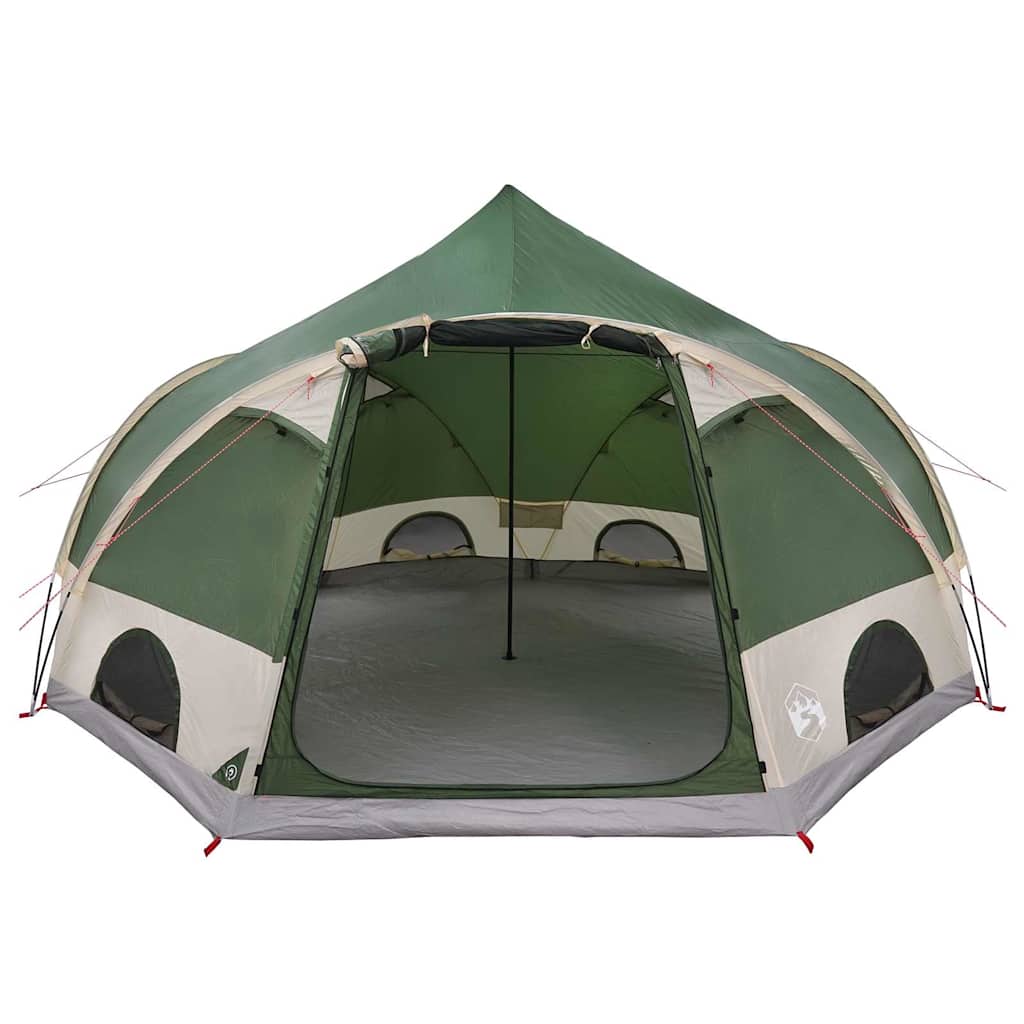 Dome Telt 4-Personer med tag Grøn 505 x 450 x 248 cm