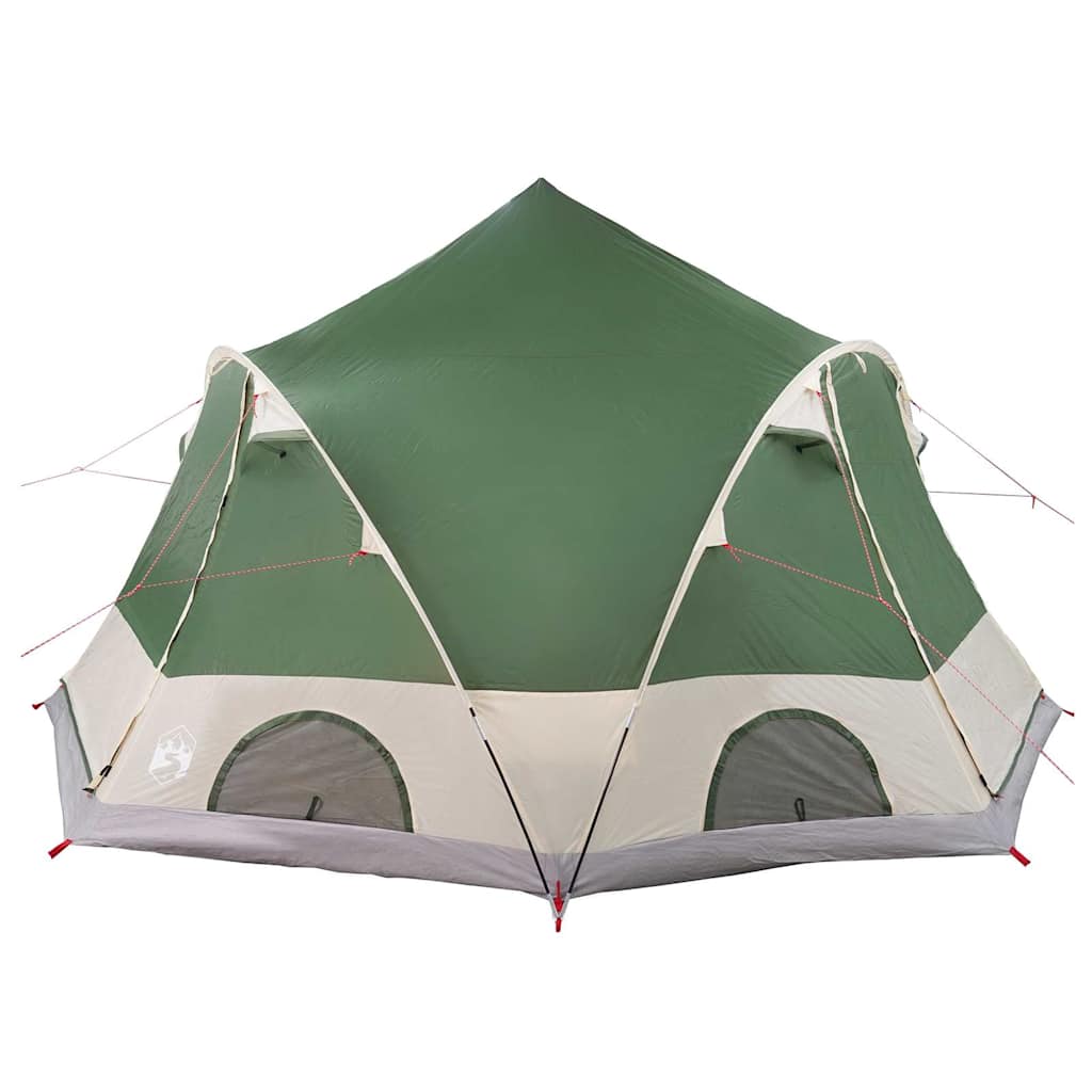 Dome Telt 4-Personer med tag Grøn 505 x 450 x 248 cm