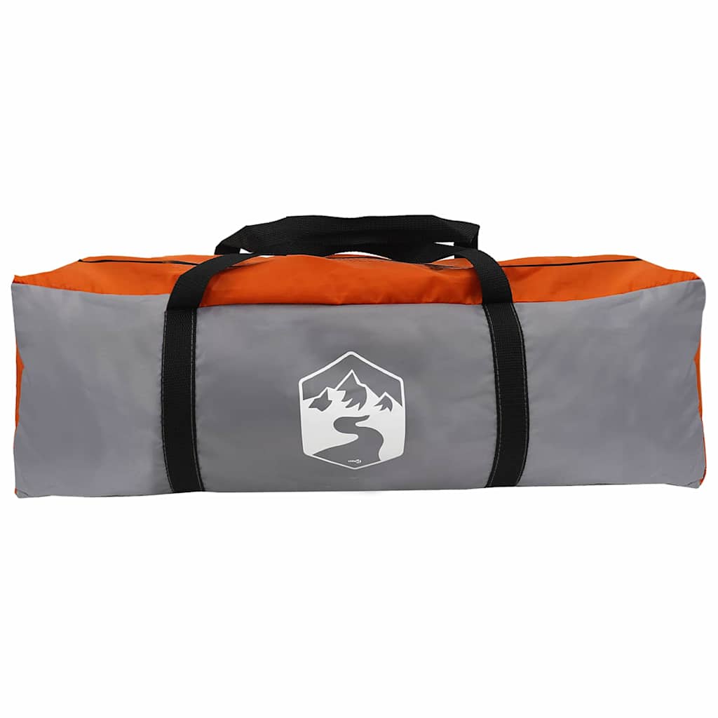 Teltehus til 7 personer Grå og orange 400 x 350 x 212 cm