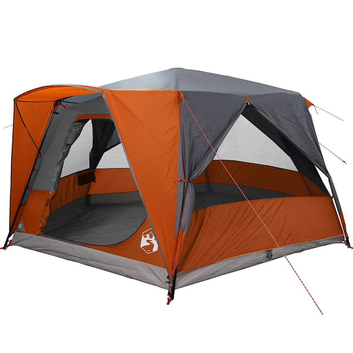 Teltehus til 7 personer Grå og orange 400 x 350 x 212 cm