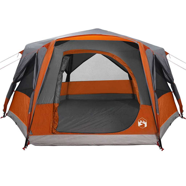 Teltehus til 7 personer Grå og orange 400 x 350 x 212 cm