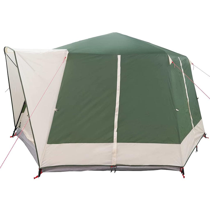 Cabin Tent 5-Person med tag Grøn og Hvid 333 x 317 x 194 cm