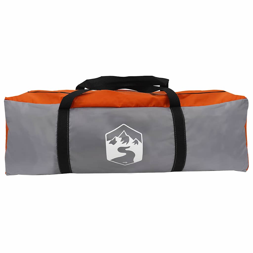 Cabin Tent 5-Person med tag Grå og orange 333 x 317 x 194 cm