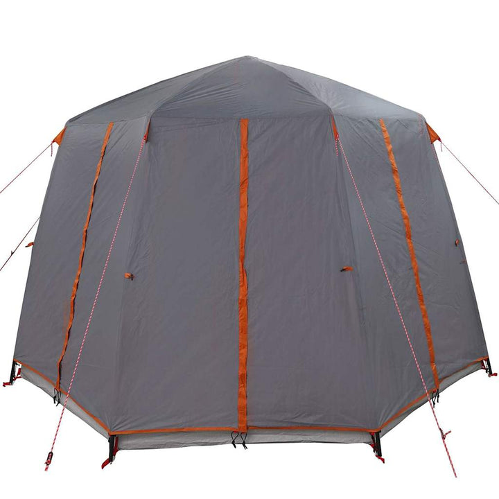 Camping telt til 3 personer Grå og orange 320 x 320 x 203 cm