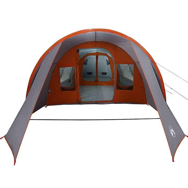 Tunnel telt 4-personer med tag Grå og orange 778 x 356 x 210 cm