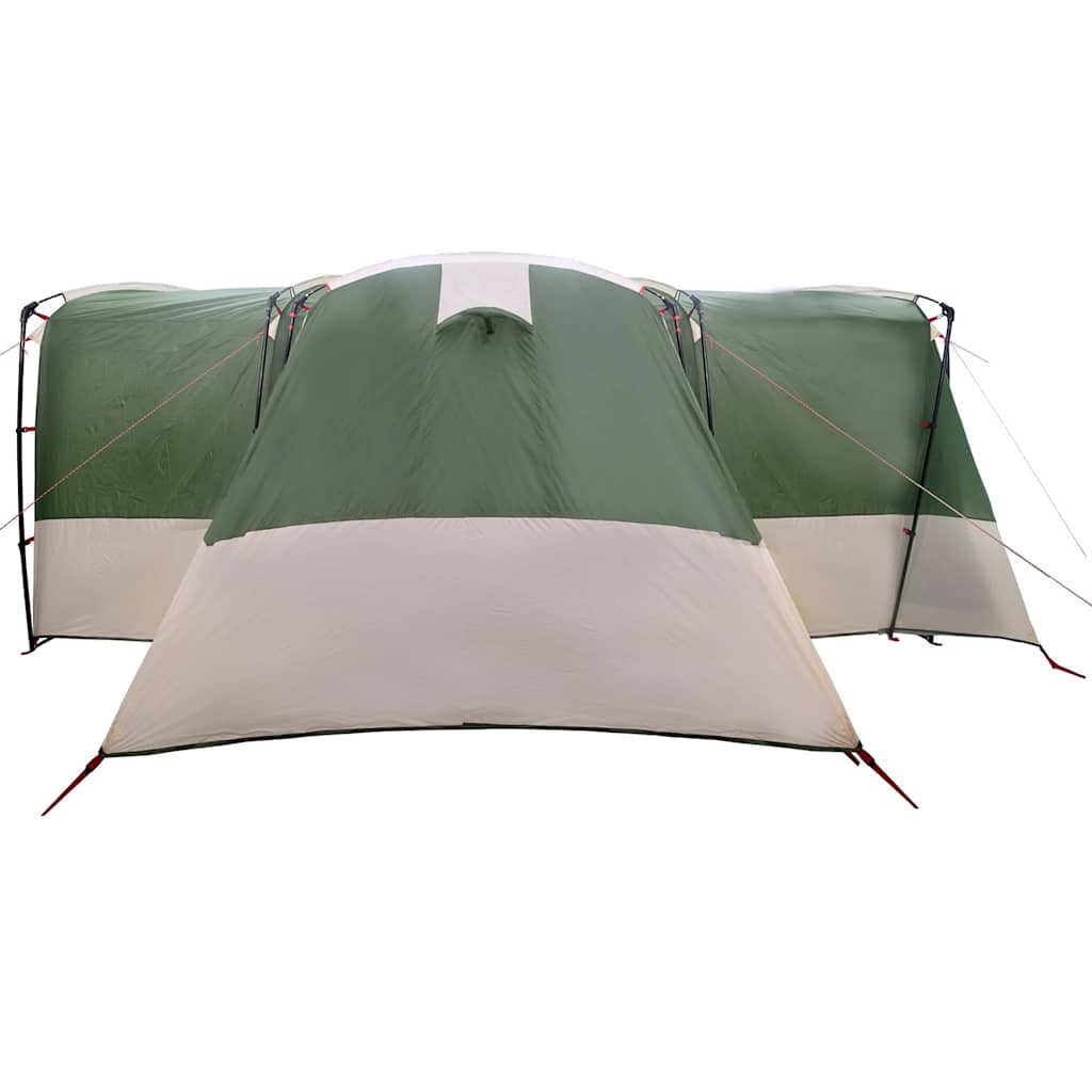 Familietelt 12-personer med tag Grøn og Hvid 760 x 645 x 230 cm