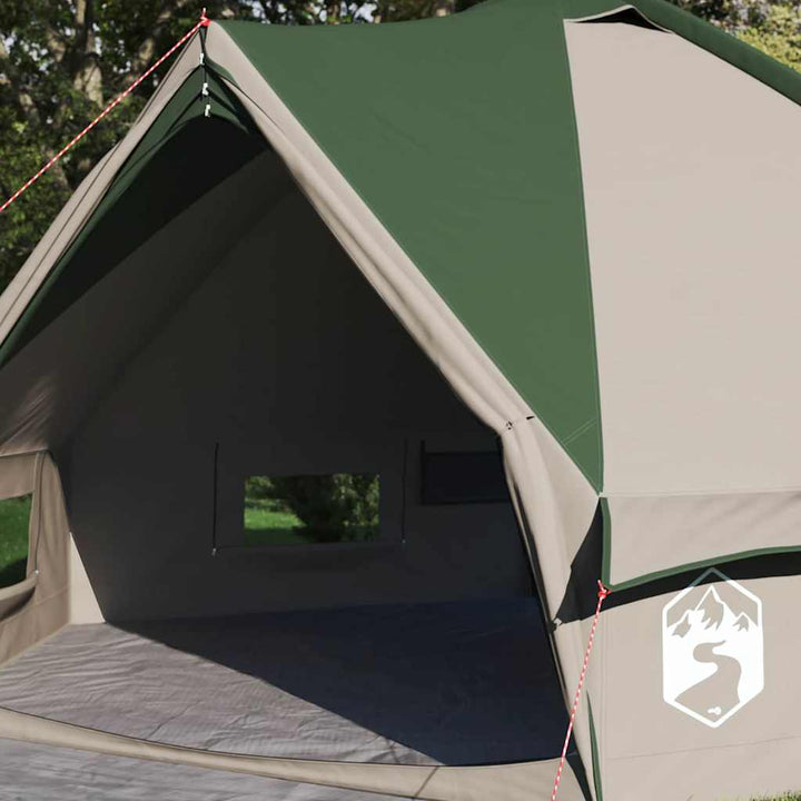 Teepee telt til 6 personer 6 personer Grøn og Hvid