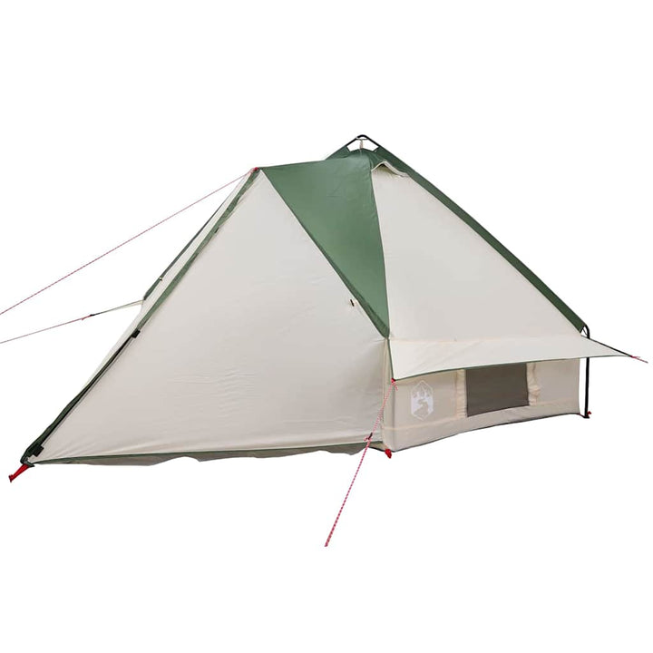 Teepee telt til 6 personer 6 personer Grøn og Hvid