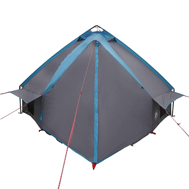 Teepee telt til 6 personer Blå og grå 431 x 366 x 185 cm