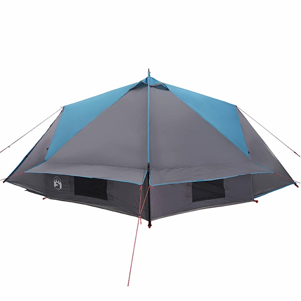 Teepee telt til 6 personer Blå og grå 431 x 366 x 185 cm