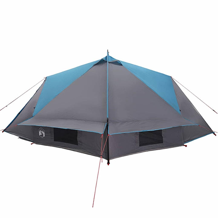 Teepee telt til 6 personer Blå og grå 431 x 366 x 185 cm