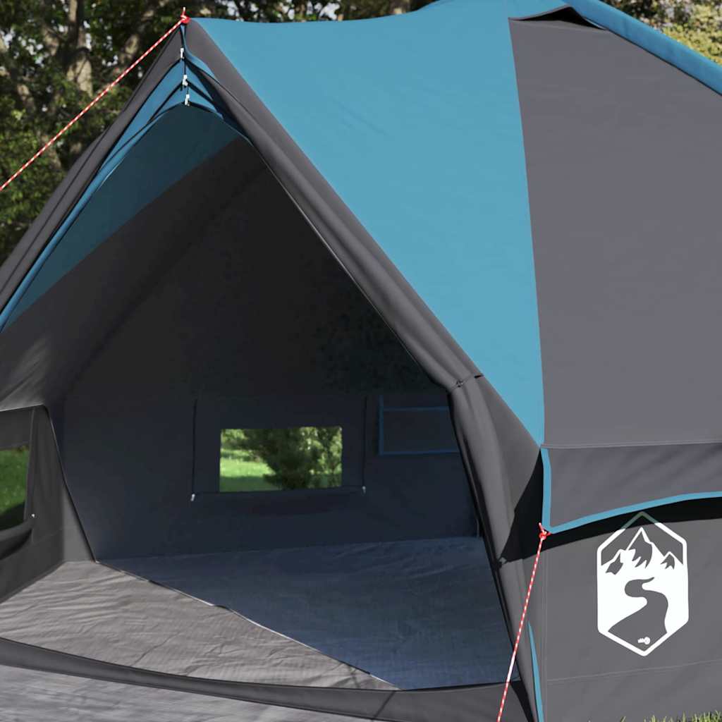 Teepee Telt 4-Person 4 personer Blå og grå