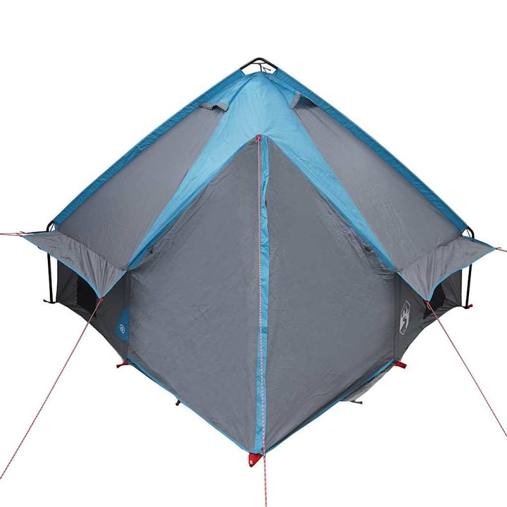 Teepee Telt 4-Person med tag Blå og grå 388 x 320 x 169 cm