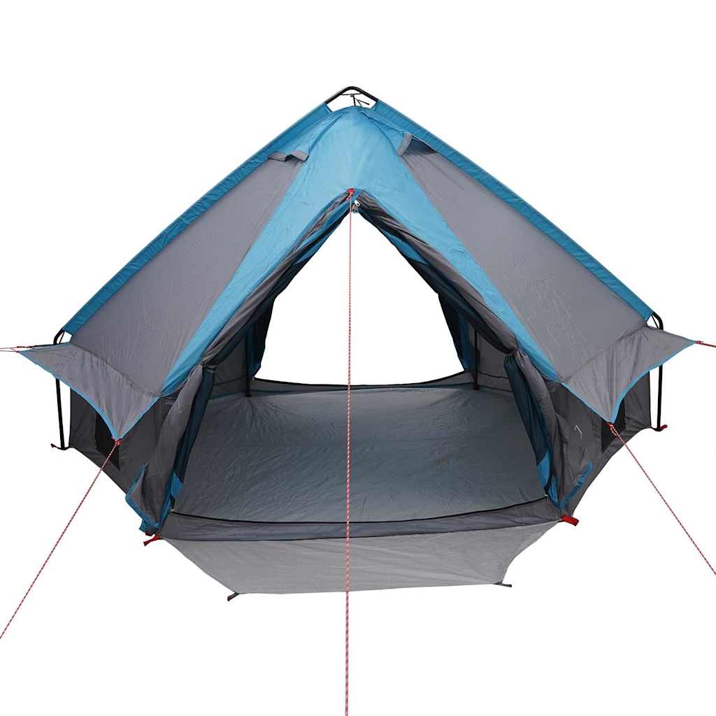 Teepee Telt 4-Person med tag Blå og grå 388 x 320 x 169 cm