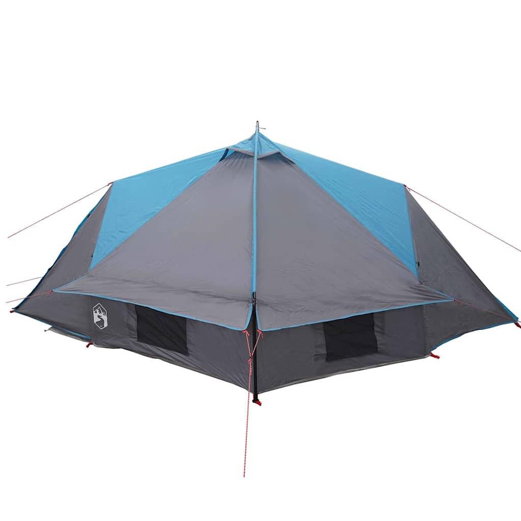 Teepee Telt 4-Person med tag Blå og grå 388 x 320 x 169 cm