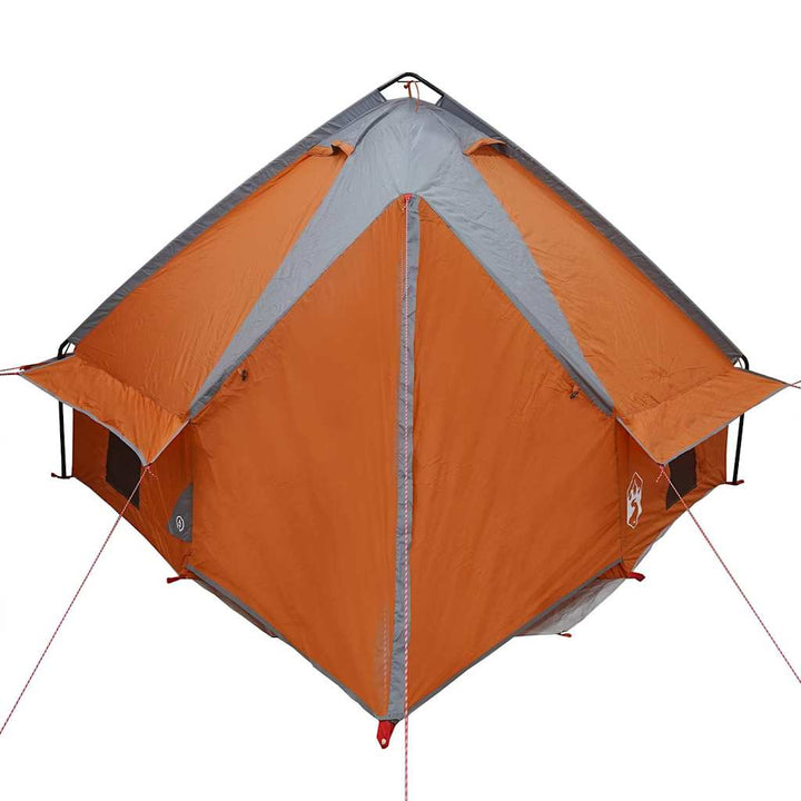 Teepee Telt 4-Person 4 personer Grå og orange