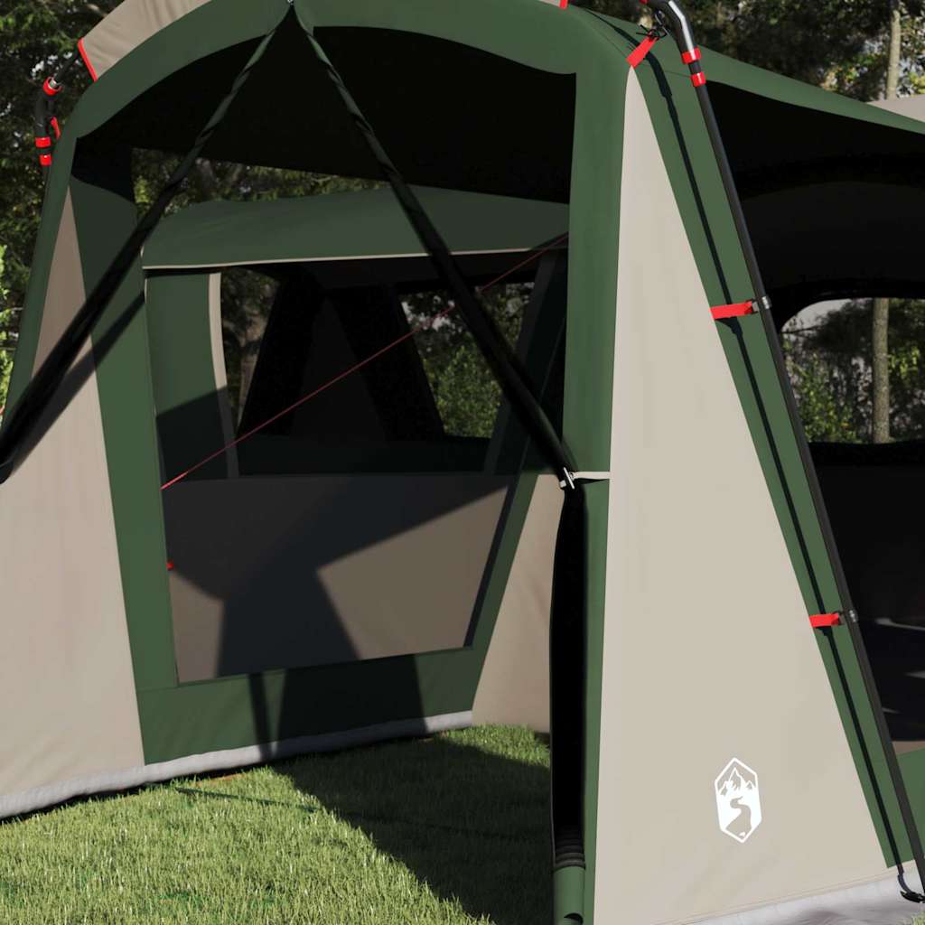 Familietelt til 20 personer Grøn og Hvid 745 x 700 x 217 cm