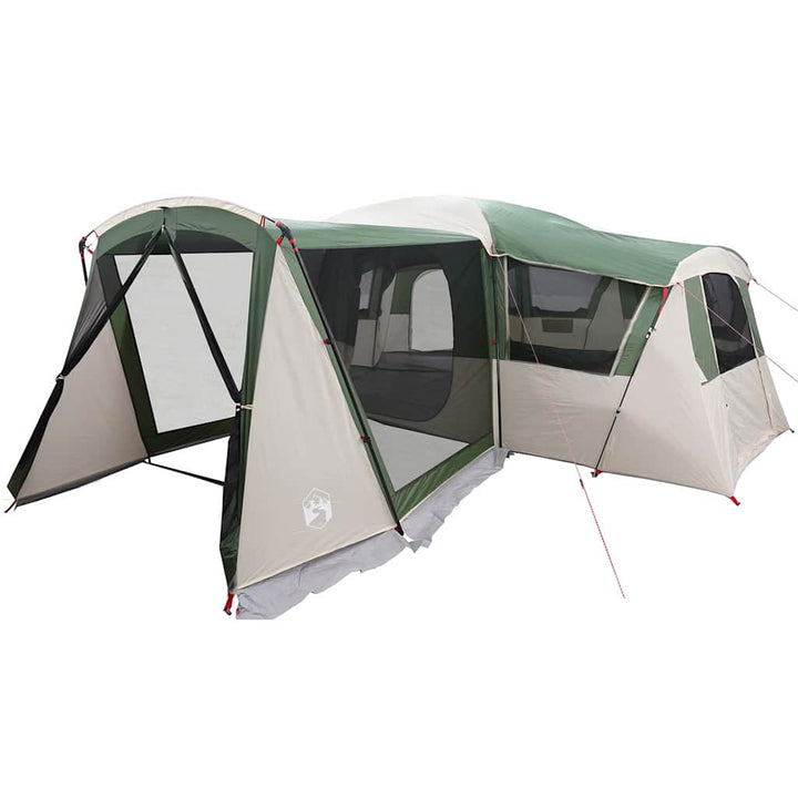 Familietelt til 20 personer Grøn og Hvid 745 x 700 x 217 cm