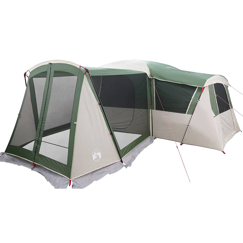 Familietelt til 20 personer Grøn og Hvid 745 x 700 x 217 cm