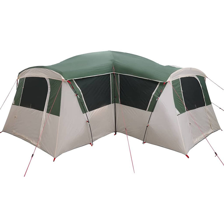 Familietelt til 20 personer Grøn og Hvid 745 x 700 x 217 cm
