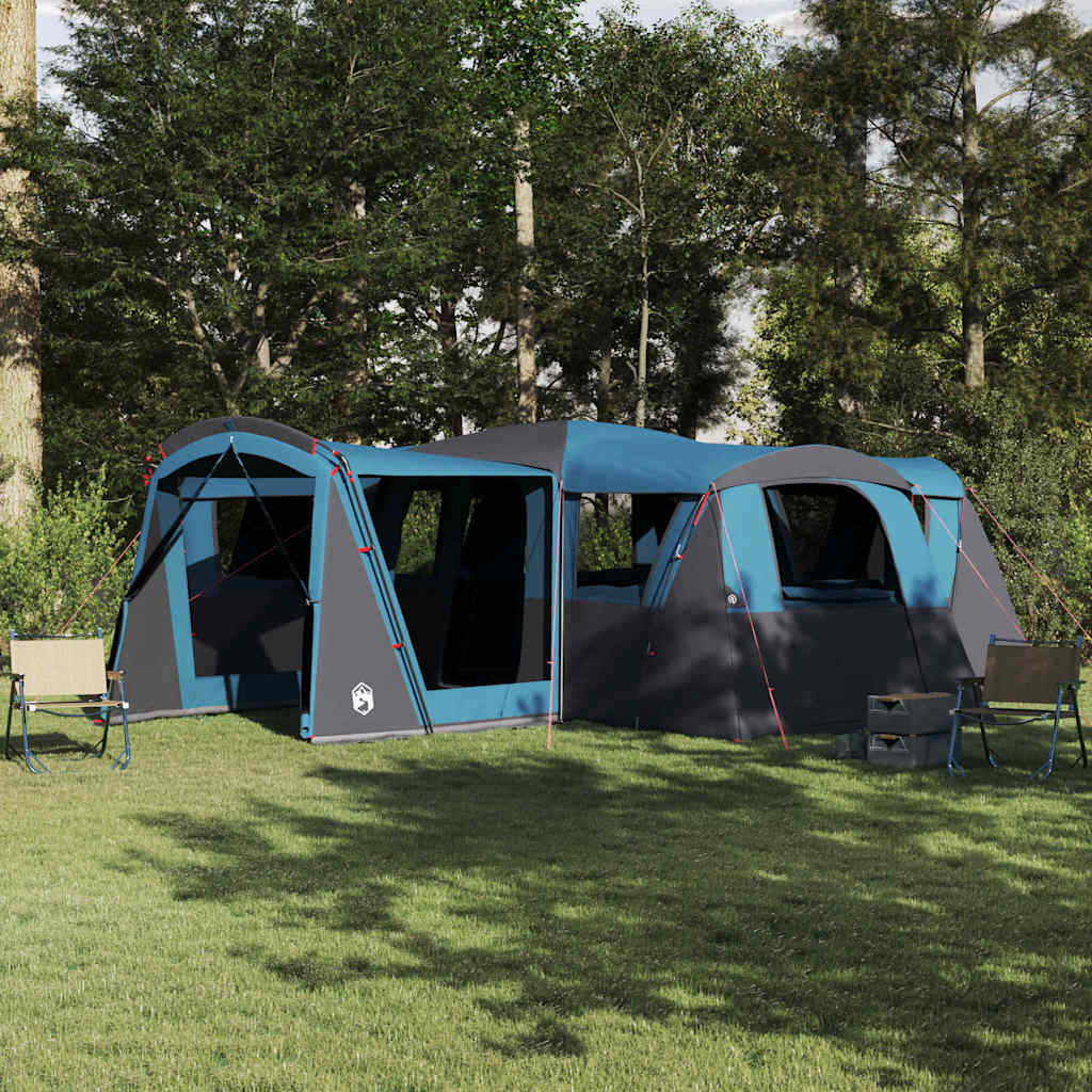 Familietelt til 20 personer Blå og grå 745 x 700 x 217 cm