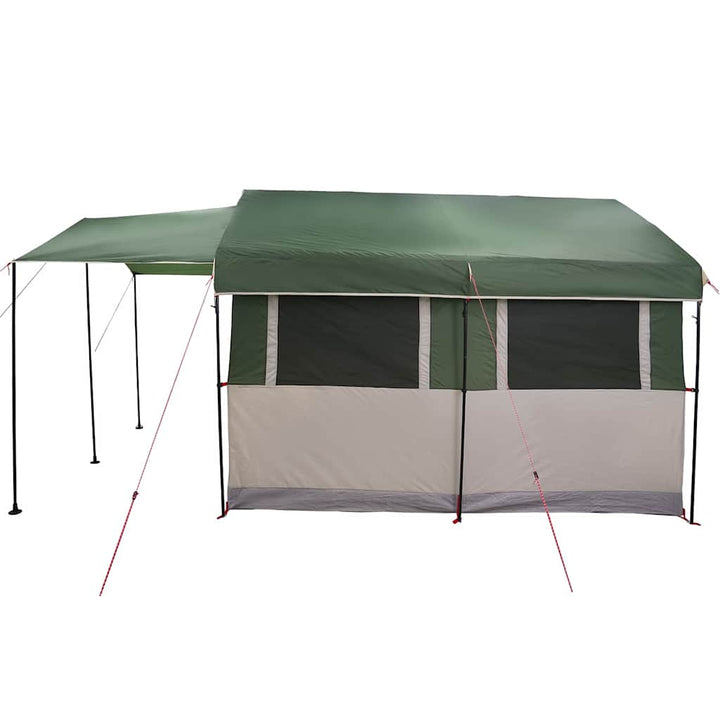 Familietelt til 4 personer Grøn og Hvid 324 x 255 x 230 cm