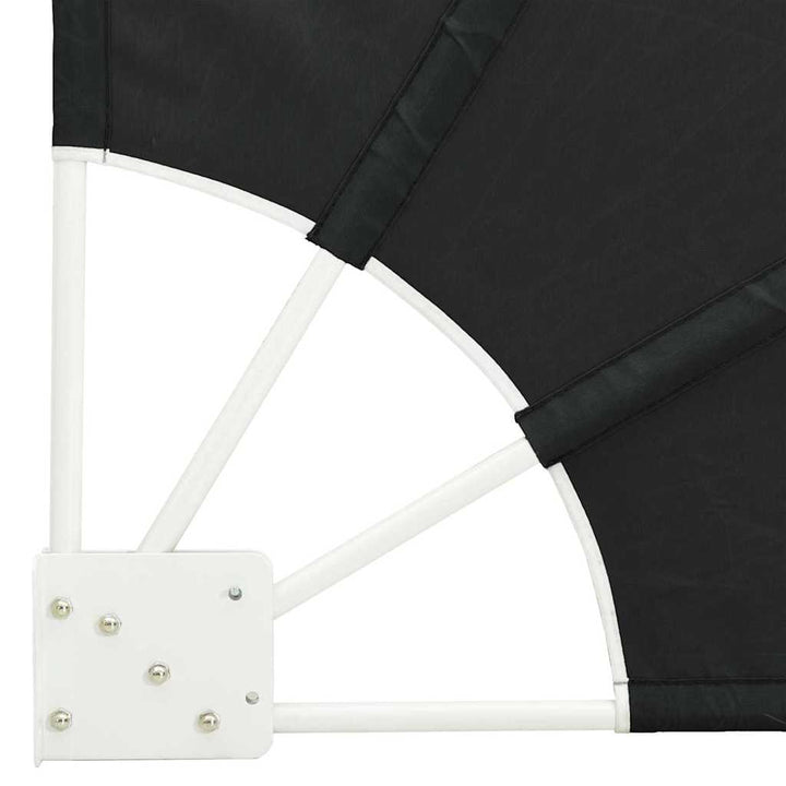 Balkon Afskærmning 115 x 115 cm Polyester Antracit
