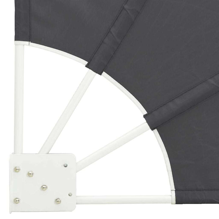 Balkon Afskærmning 115 x 115 cm Polyester Sort