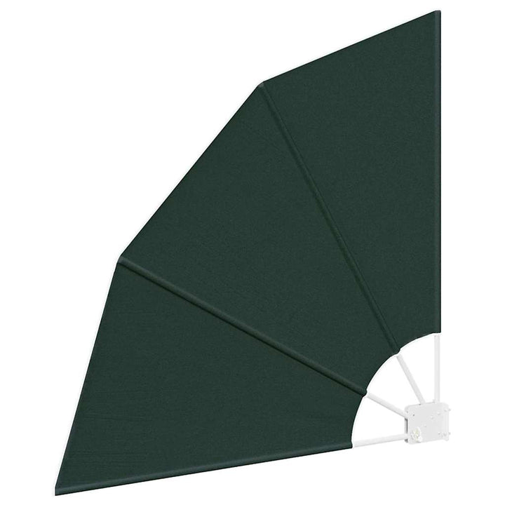 Balkon Afskærmning 115 x 115 cm Polyester Mørkegrøn