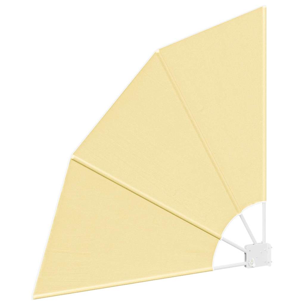 Balkon Afskærmning 115 x 115 cm Polyester Sandfarvet