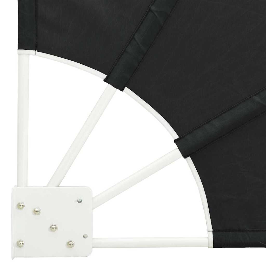 Balkon Afskærmning 140 x 140 cm Polyester Antracit