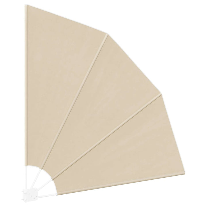 Balkon Afskærmning 140 x 140 cm Polyester Beige