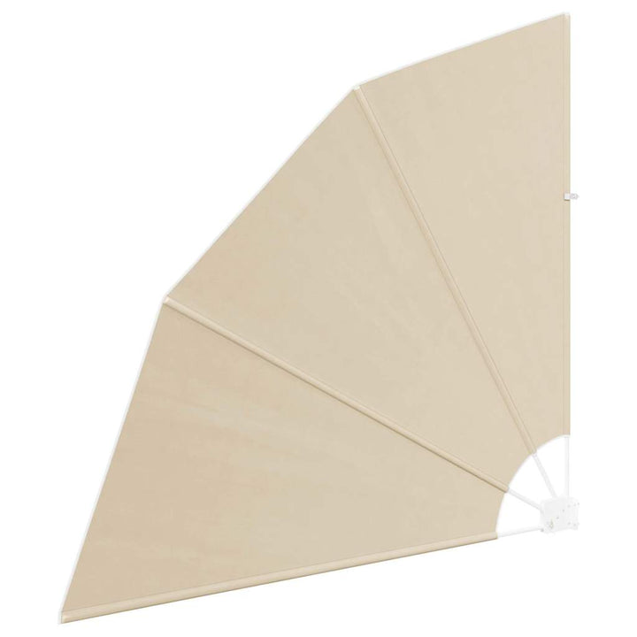 Balkon Afskærmning 140 x 140 cm Polyester Beige