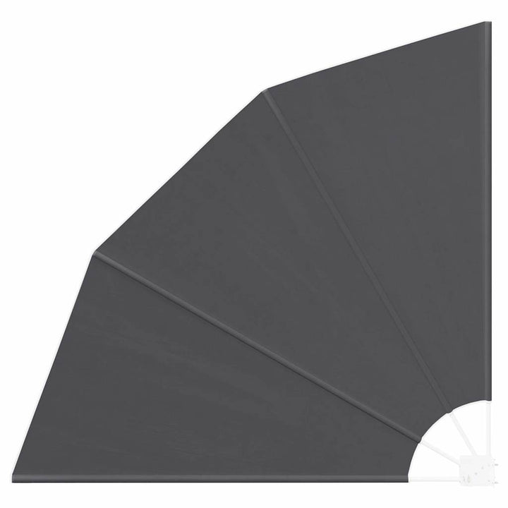 Balkon Afskærmning 140 x 140 cm Polyester Sort