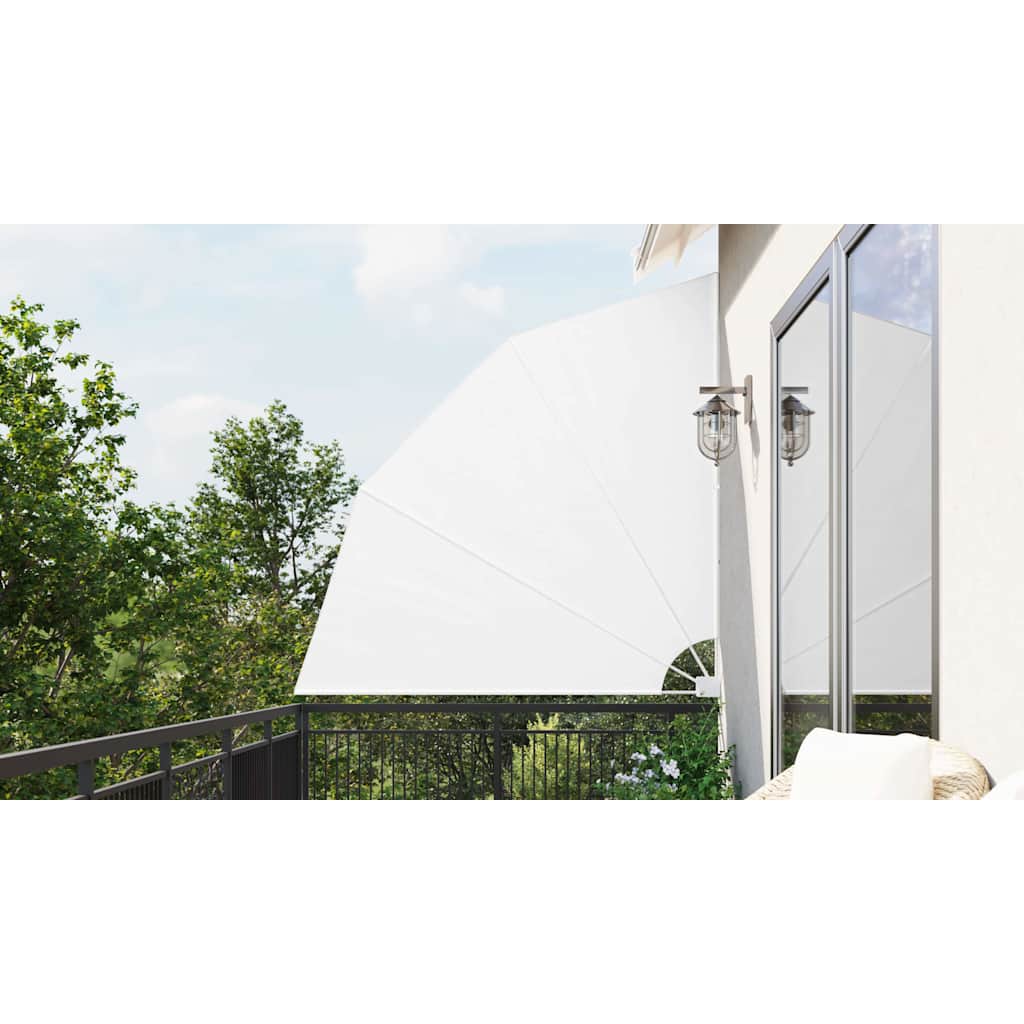 Balkon Afskærmning 210 x 210 cm Polyester Hvid