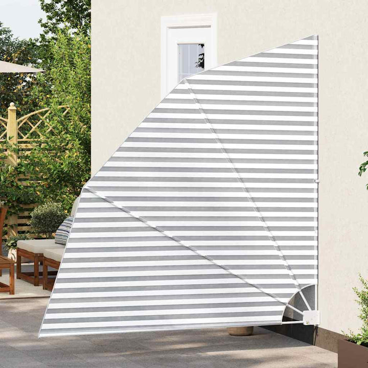Balkon Afskærmning 210 x 210 cm Polyester Anthracit og hvid