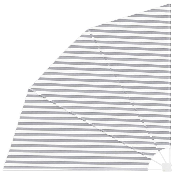 Balkon Afskærmning 210 x 210 cm Polyester Anthracit og hvid