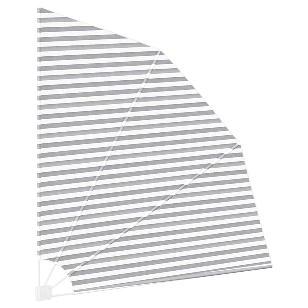 Balkon Afskærmning 210 x 210 cm Polyester Anthracit og hvid