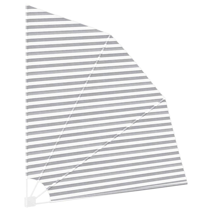 Balkon Afskærmning 210 x 210 cm Polyester Anthracit og hvid