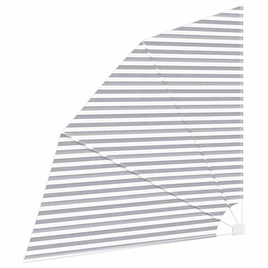 Balkon Afskærmning 210 x 210 cm Polyester Anthracit og hvid