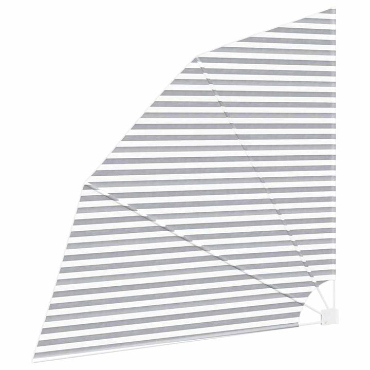Balkon Afskærmning 210 x 210 cm Polyester Anthracit og hvid