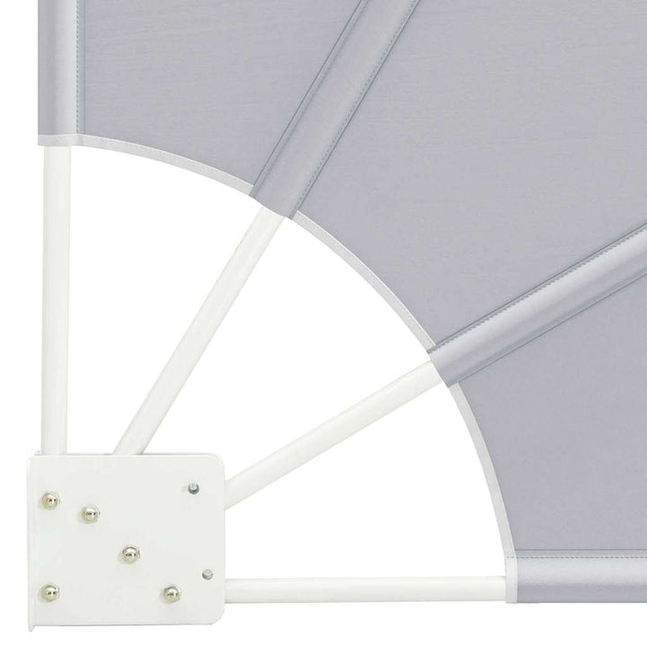Balkon Afskærmning 115 x 115 cm Polyester Grå