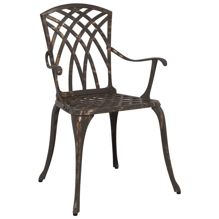 Have Spisebordssæt 5 pcs Bronze Aluminium